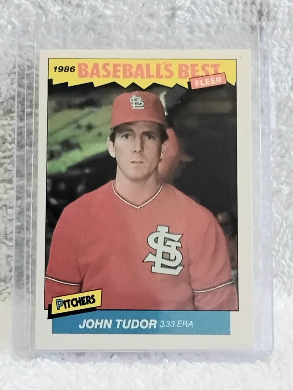 5/$20 Mint 1986 Fleer John Tudor Baseball's Best Pitchers MLB Card 40!!
